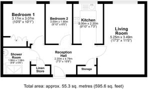 Flat 12, Blackthorn Court - Floorplan