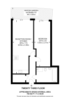 Floorplan area for info only, not for £/sq. ft valuation