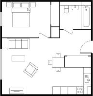 1-bed - 1B2P TYPE...