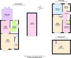 6 Charnwood Road, Bristol - all floors.JPG