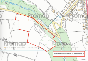 Land at Penclawdd Uchaf plan.png