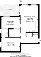 Floorplan area for info only, not for £/sq. ft valuation