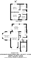 Floorplan area for info only, not for £/sq. ft valuation