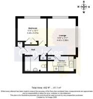 Floorplan - Flat 10 Cornerways, St Winefrides Road