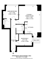 Floorplan area for info only, not for £/sq. ft valuation