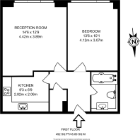 Floorplan area for info only, not for £/sq. ft valuation