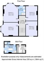 First & Mid Floor Floorplan