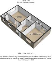 flat 2 the heathers 3D