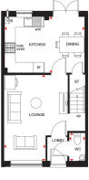 Ground floor of the Maidstone 3 bedroom home