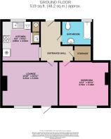 Coloured 2D Floorplan