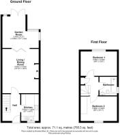 1 Heliston Terrace, Pontrilas - all floors.JPG