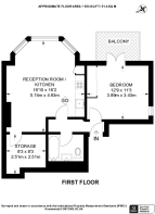 Floorplan area for info only, not for £/sq. ft valuation
