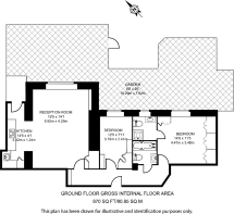 Floorplan area for info only, not for £/sq. ft valuation