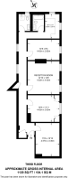 Floorplan area for info only, not for £/sq. ft valuation