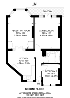 Floorplan area for info only, not for £/sq. ft valuation