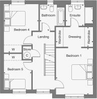 Dandara - Meadow View - The Hawthorn, Home 182 floorplan