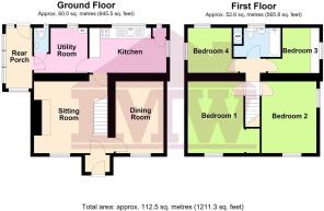 Floor Plan for Old Swan, Skerryvore Road, Bryn Pyd