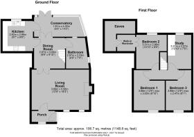 Stone Cottage, Canon Pyon, Hereford - all floors.J