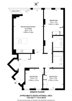 Floorplan area for info only, not for £/sq. ft valuation
