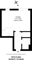 Floorplan area for info only, not for £/sq. ft valuation