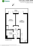 Floorplan area for info only, not for £/sq. ft valuation