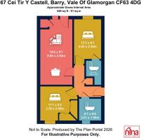 67 Cei Tir Y Castell, Barry, Vale of Glamorgan CF6