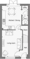 Dandara - Golwg Gwendraeth - The Towy, Home 81 floorplan