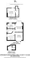 Floorplan area for info only, not for £/sq. ft valuation