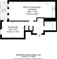 Floorplan area for info only, not for £/sq. ft valuation
