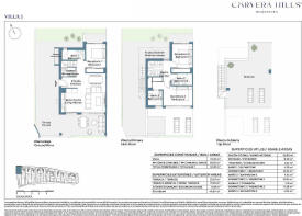 ANEAS RESIDENCES villa 1 floor plan