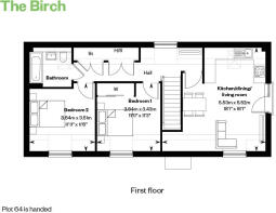 floorplan of house for sale at worting park. new homes for sale in basingstoke