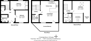 2 Coleridge Barns Chillington Floorplan