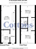 Floor plan - 21 Buckingham Mews B73 5PR