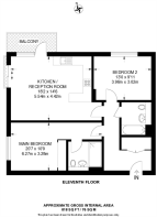 Floorplan area for info only, not for £/sq. ft valuation