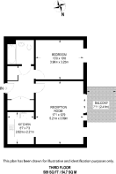 Floorplan area for info only, not for £/sq. ft valuation