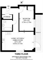 Floorplan area for info only, not for £/sq. ft valuation