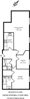 Floorplan area for info only, not for £/sq. ft valuation