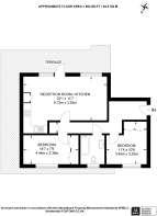 Floorplan area for info only, not for £/sq. ft valuation