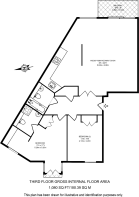 Floorplan area for info only, not for £/sq. ft valuation