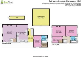 EweMove Harrogate 2D Floor Plan
