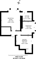 Floorplan area for info only, not for £/sq. ft valuation