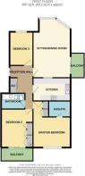 2D Floorplan (colour)