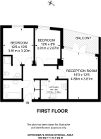 Floorplan area for info only, not for Â£/sq. ft valuation