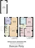 33 Oakmere Avenue, Hertfordshire EN6 - floor plan.