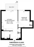 Floorplan area for info only, not for Â£/sq. ft valuation