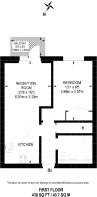 Floorplan area for info only, not for £/sq. ft valuation