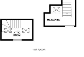 Two Mezzanine Levels