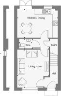 Dandara - Hawthorn Grove - The Charleston, Home 24 floorplan