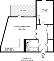 Floorplan area for info only, not for £/sq. ft valuation