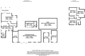 Floor plan including outbuildings